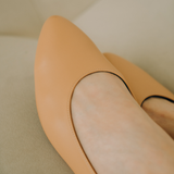 Gullar Women's Vegan Leather Pointed Toe Flats