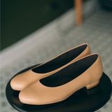 Gullar Women's Vegan Leather Round Toe Flats