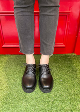 Gullar Zapatos Martin de tres agujeros para mujer-Zapatos de cuero vegetarianos