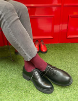 Gullar Zapatos Martin de tres agujeros para mujer-Zapatos de cuero vegetarianos