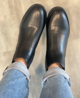 Sra. Gullar Short Qelsey-Vegetarian Leather Zapatos