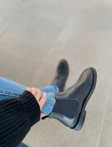 Sra. Gullar Short Qelsey-Vegetarian Leather Zapatos