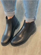 Sra. Gullar Short Qelsey-Vegetarian Leather Zapatos