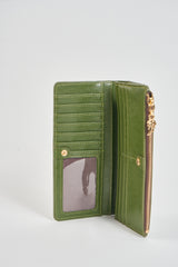 Gullar Cactus Cartera Larga Con Cremallera Cartera Larga Delgada