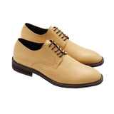 Ms.Gullar Zapatos de cuero sencillos lisos Derby-Vegetarian