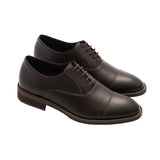 Zapatos de cuero Oxford-vegetariano tangentes simples para mujer de Gullar