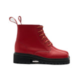 Gullar botas de mujer Martin de seis agujeros-zapatos de cuero vegetarianos