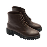 Gullar botas de mujer Martin de seis agujeros-zapatos de cuero vegetarianos