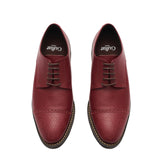 Zapatos derby-vegetarianos tallados horizontales de mujer de gullar