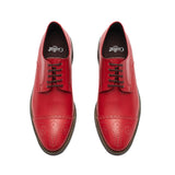 Zapatos derby-vegetarianos tallados horizontales de mujer de gullar