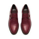 Gullar zapatos de cuero monje vegetarianos elegantes de una sola hebilla para mujer