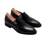 Gullar zapatos de cuero para hombre elegantes penny love-vegetarian