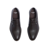 Gullar, zapatos de cuero vegetarianos con monje con una sola hebilla para hombre