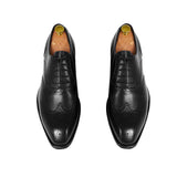 Gullar Gullar Gorgeous Wing Pattern Oxford-Zapatos de cuero vegetariano para hombre