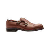 Gullar Brave Monk-Vegetarian Zapatos de cuero de doble hebilla para hombre