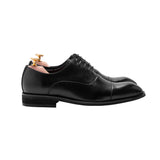 Gullar Crossed Gentleman Oxford-Vegetarian Leather Zapatos para hombre