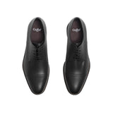 Gullar, zapatos clásicos de cuero Derby-vegetariano con decoración cruzada para hombre