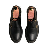 Zapatos de cuero derby-vegetarianos clásicos con decoración cruzada de la Sra. Gullar