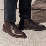 Botas safari de hombre gullar-zapatos de cuero vegetariano