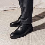 Gullar 男士 素面德比足弓增高鞋 - 素食皮鞋