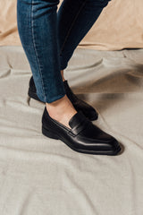 GULLAR Women's Fuga Penny Loafers-Vegan Leather Shoes