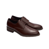GULLAR Men's Simple Plain Derby-Vegetarian Leather Shoes