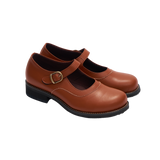 Sandalias clásicas de mujer GULLAR-zapatos de cuero vegetarianos