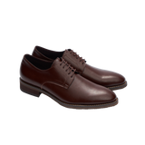 GULLAR Men's Simple Plain Derby-Vegetarian Leather Shoes