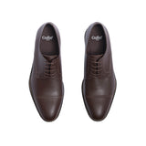 Gullar, zapatos clásicos de cuero Derby-vegetariano con decoración cruzada para hombre