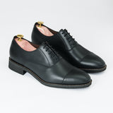 GULLAR Men's Simple Tangent Oxford-Vegan Leather Shoes