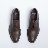 GULLAR Men's Simple Tangent Oxford-Vegan Leather Shoes