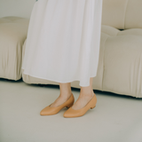 Gullar Women's Vegan Leather Pointed Toe Flats