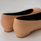 Gullar Women's Vegan Leather Round Toe Flats