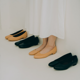 Gullar Women's Vegan Leather Pointed Toe Flats