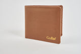 Gullar Brown Wallet Men's Short Clip