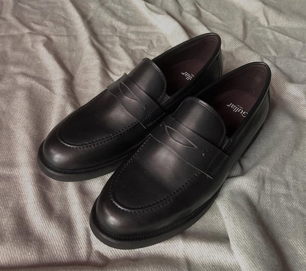 GULLAR 男士 圓頭樂福 -素食皮鞋