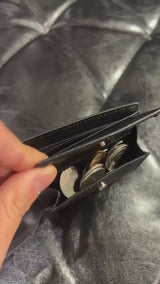 Gullar Brown Wallet Men's Short Clip