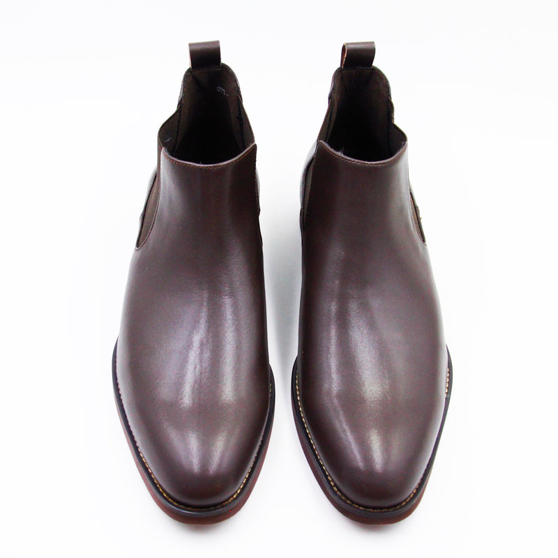 Sra. Gullar Short Qelsey-Vegetarian Leather Zapatos