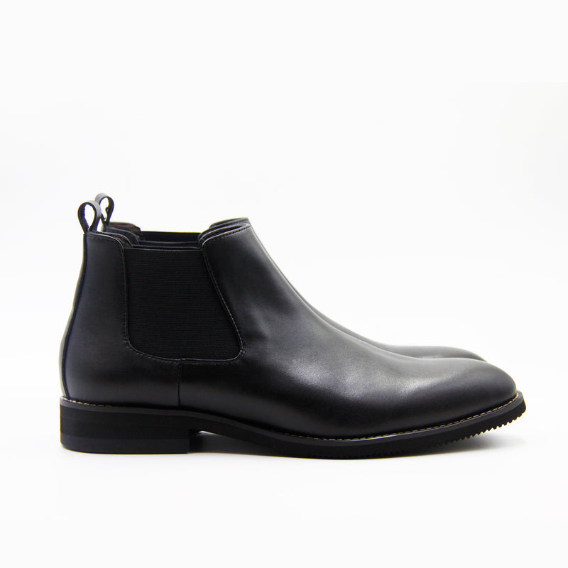 Gullar men's short tube chersi-vegetarian leather shoes