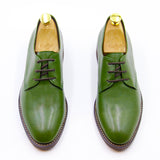 Gullar ladies cactus leather plain derby-vegetarian leather shoes
