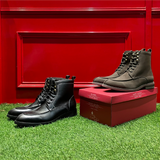 Gullar Men's Statement Work Boots - Vegan Leather Shoes