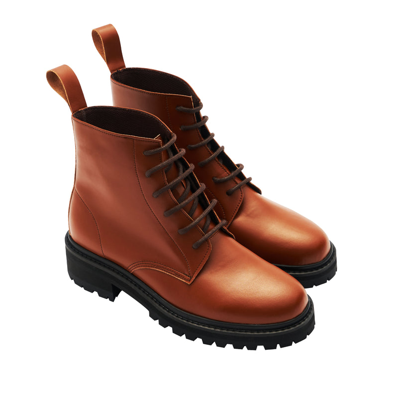 Gullar six-hole Martin women's boots-vegetarian leather shoes