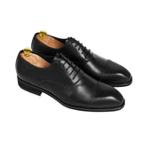 Gullar Men's Introverted Crossed Sideline Oxford-Vegetarian Leather Shoes