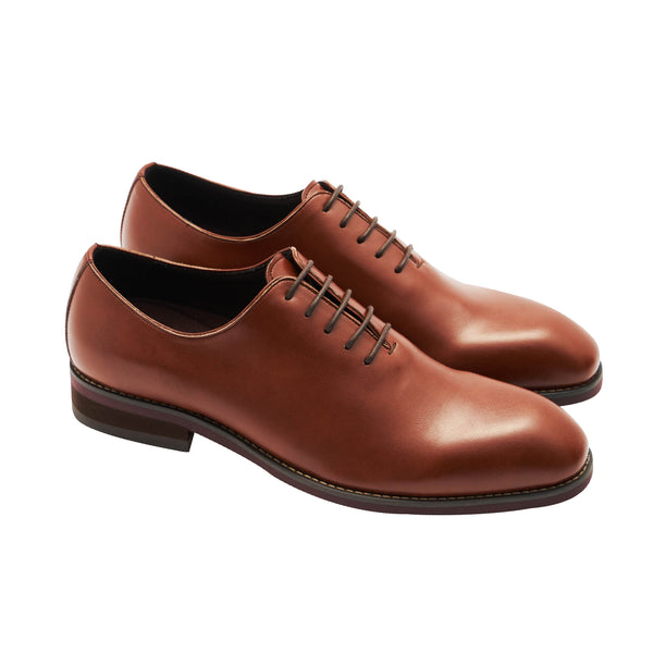 Gullar Men's Whole-cut Plain Oxford-Vegetarian Leather Shoes