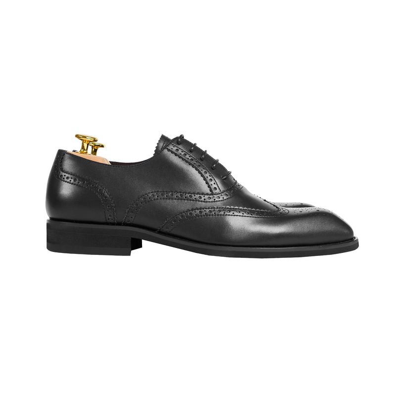 Gullar Gullar Gorgeous Wing Pattern Oxford-Zapatos de cuero vegetariano para hombre