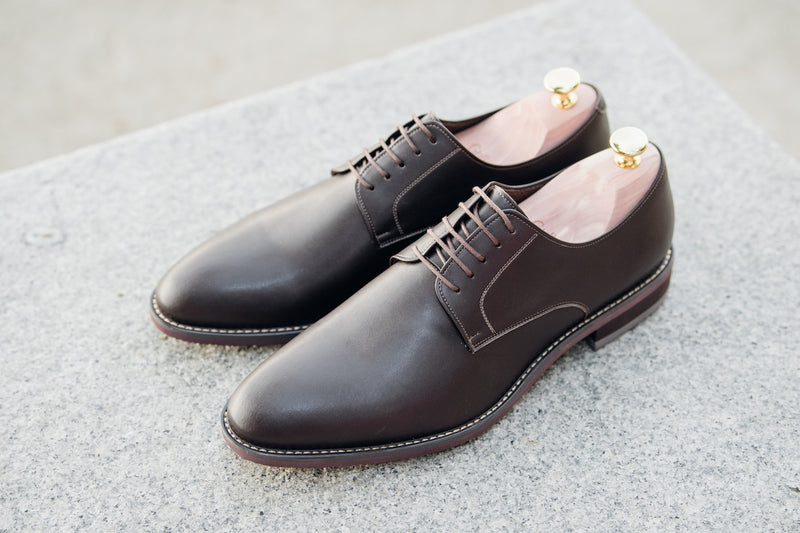 Gullar, zapatos de cuero sencillos y sencillos Derby-Vegetarian para hombre