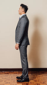 Gullar Grey Plaid Suit