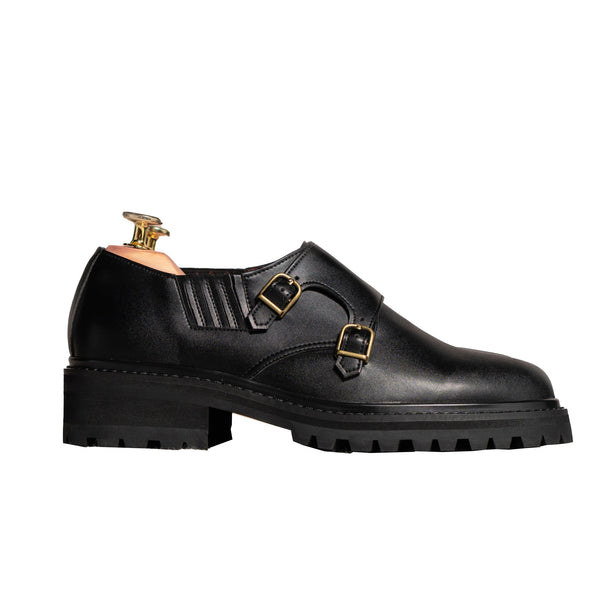 Ms. Gullar Classic Cross-Decorated Derby-Vegetarian Leather Shoes