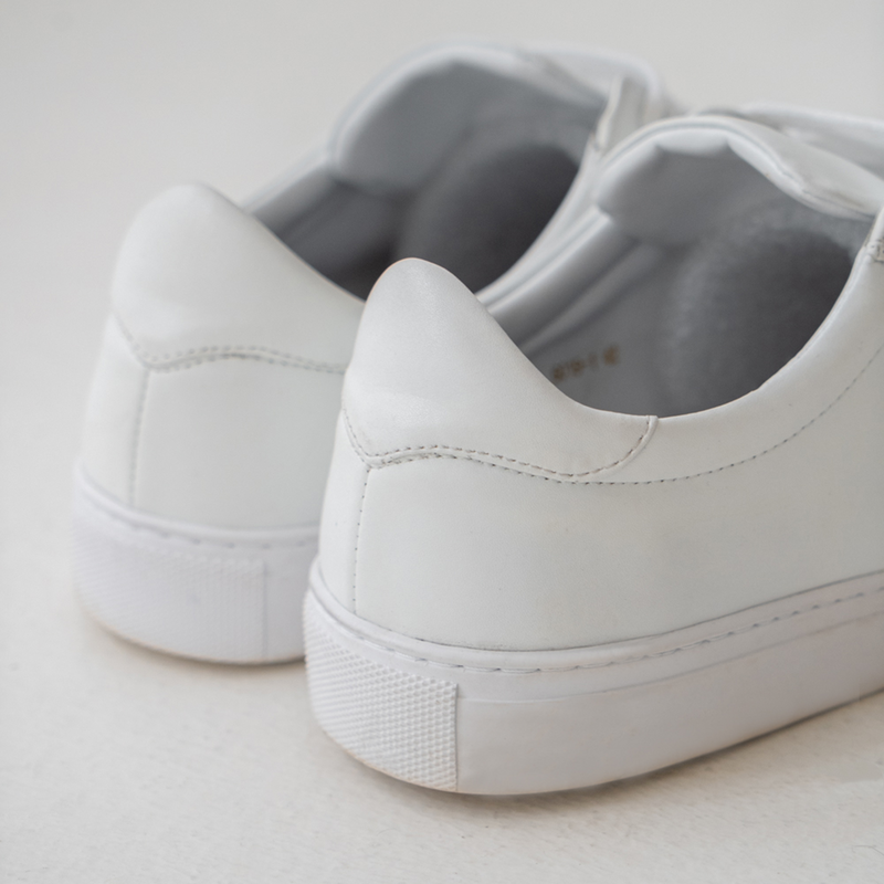 Gullar Women's Vegan Leather White Shoes