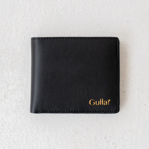 Gullar Brown Wallet Men's Short Clip